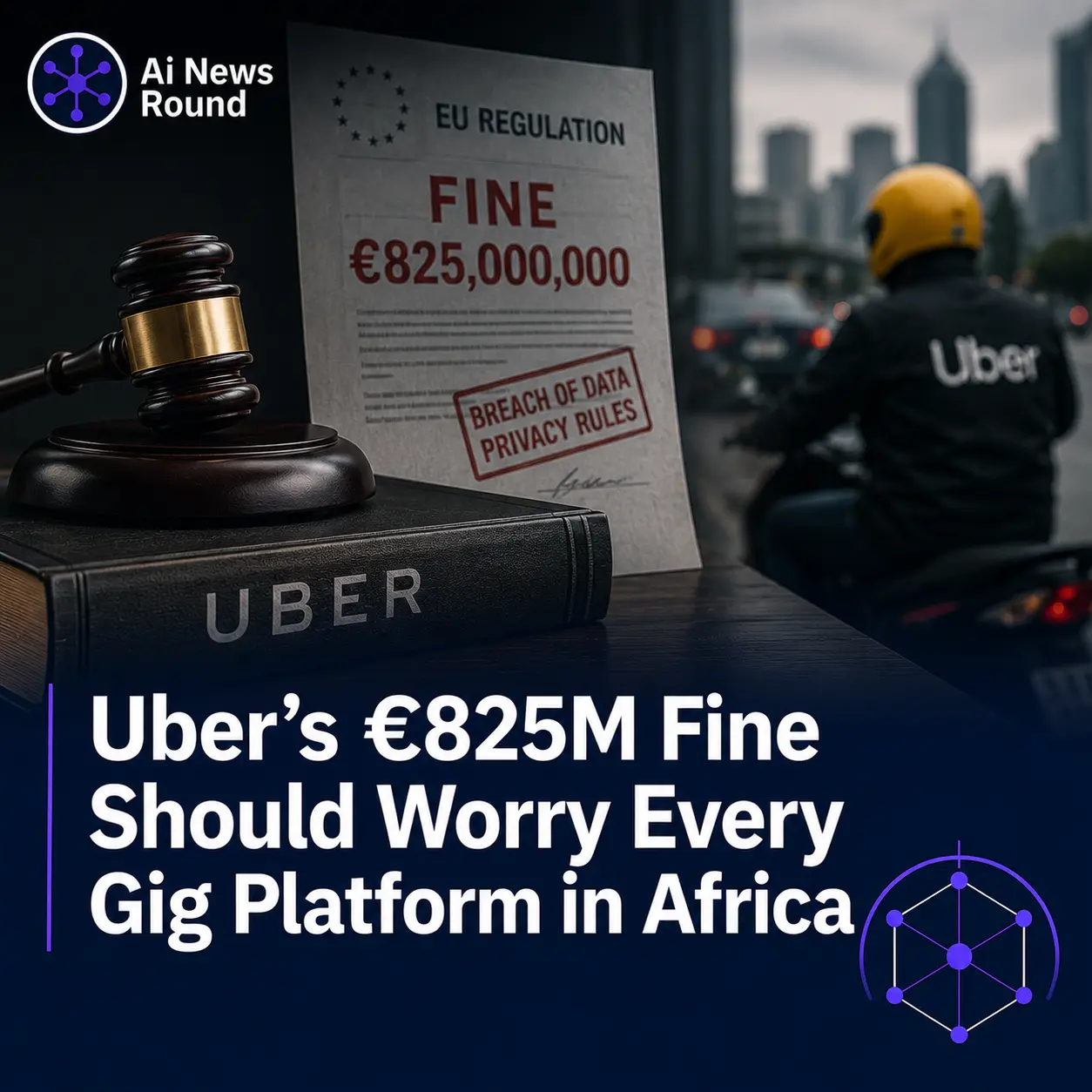 Uber's €825M fine set a new legal standard for algorithmic driver deactivations in Europe. No equivalent standard exists yet for gig platforms operating across Africa.